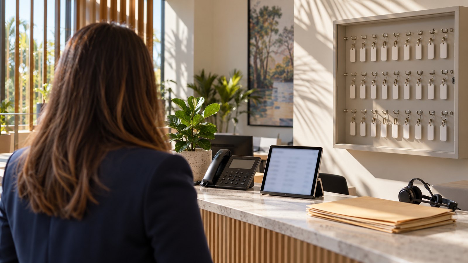 AI receptionist for property management